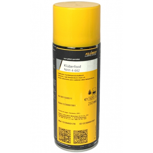 KLUBER Kluberfood NH1 4-002 Spray, 400 г - Вытесняющая воду жидкость для пищевой и фармацевтической промышленности