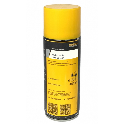 KLUBER Kluberpaste UH1 96-402 Spray, 400 г - Светлая высокотемпературная паста