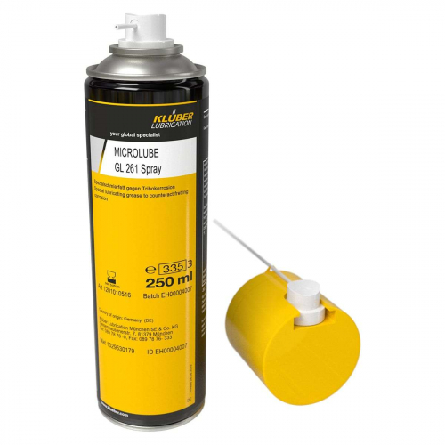 KLUBER MICROLUBE GL 261 Spray, 250 мл - Смазка для пограничного режима трения