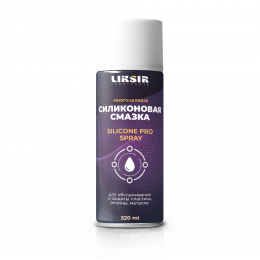 LIKSIR SILICONE SPRAY – силиконовая смазка для защиты и ухода
